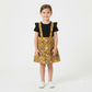 2 piece girls set design top  skirt