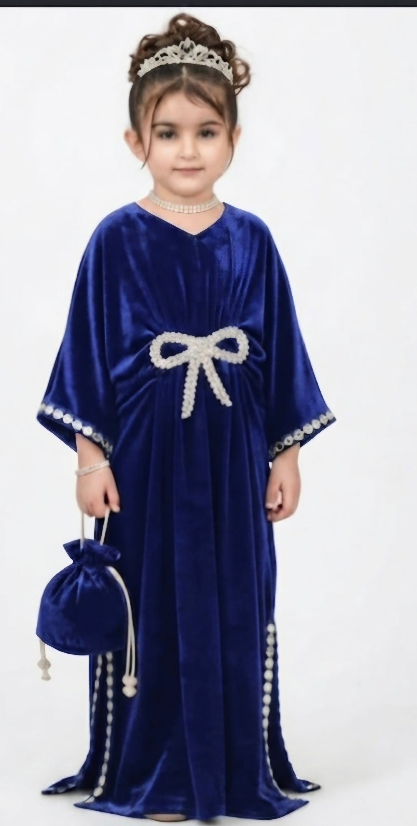 Party wear kaftaan blue