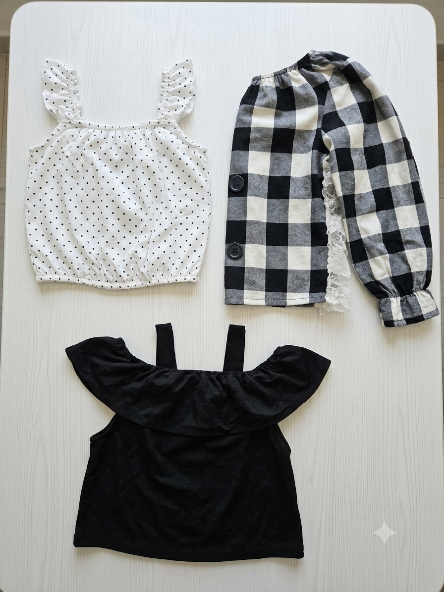 Pack of three cotton summer