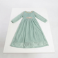 Net frock with broch party wear