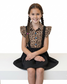 2 piece skirt set with shirt cotton for cute girls