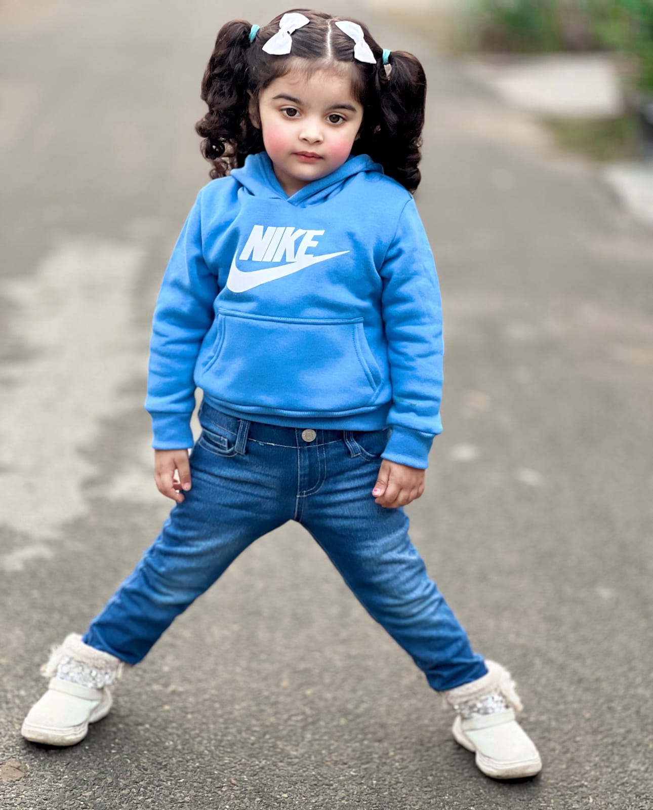 Winter fleece set for cute girls
