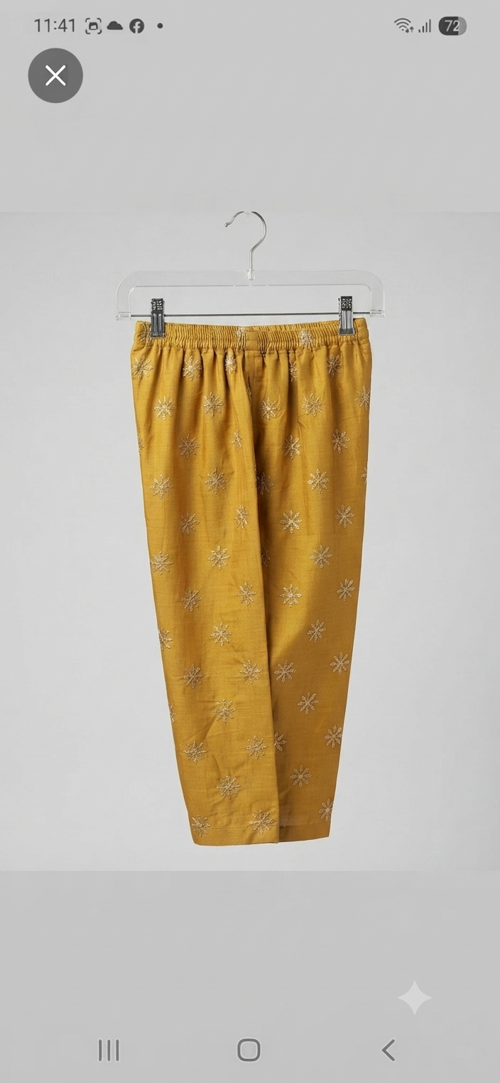 Party wear mirror work pajama only