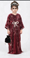 Party wear kaftaan red
