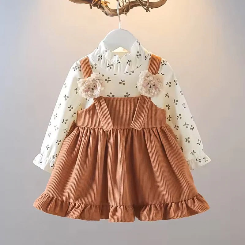 1 piece girls  design top polka dots