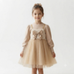 floral frock with net summer for cute girls