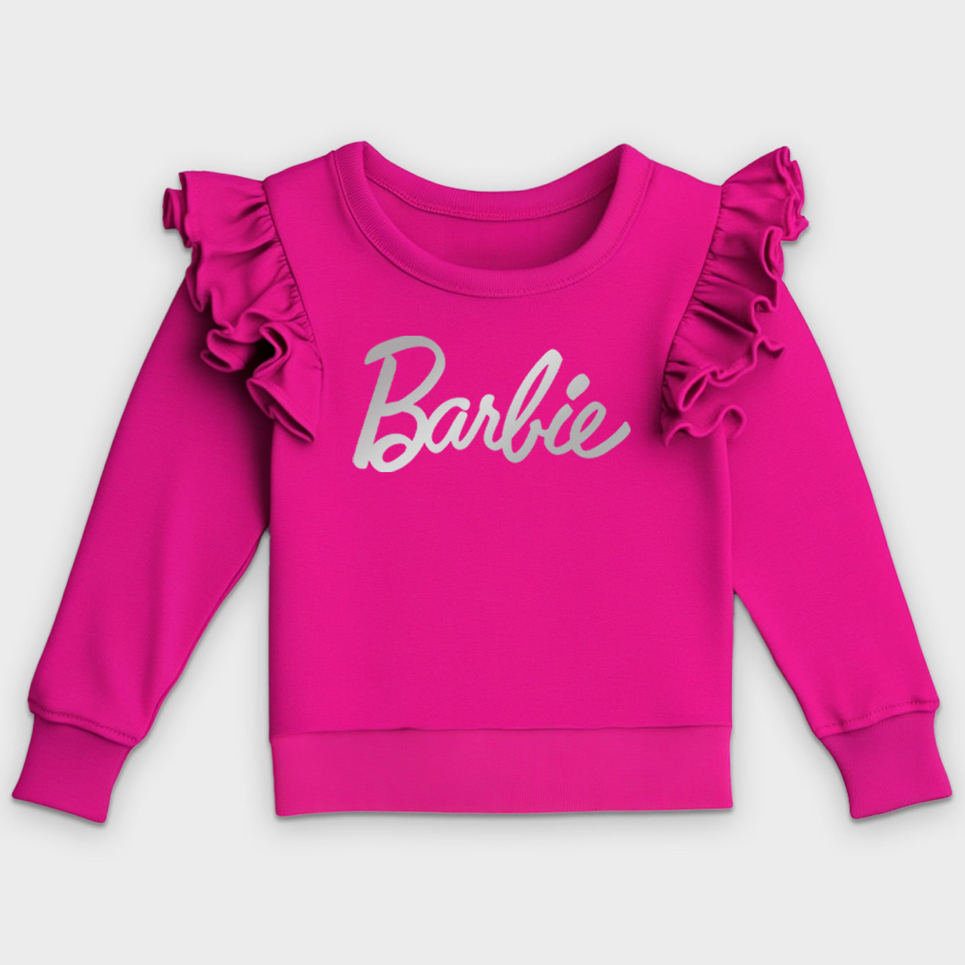 Barbie Toddler Girls Fleece Hoodie and Pant Outfit Set Toddler (Shocking Pink)