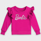 Barbie Toddler Girls Fleece Hoodie and Pant Outfit Set Toddler (Shocking Pink)